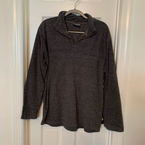 Gray Quarterzip Fleece